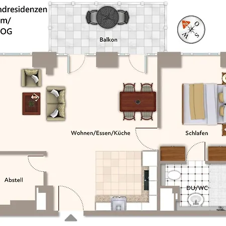 Apartment Strandresidenzen Strandresidenzen Binz-prora D5 4 *